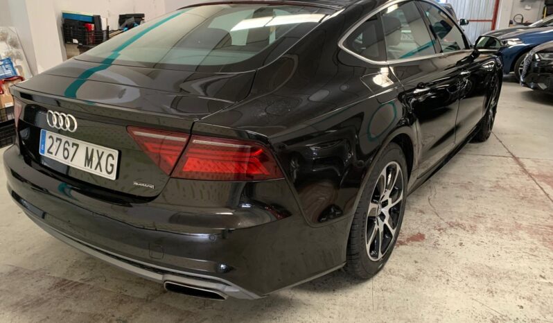 AUDI A7 SPORTBACK 3.0 TFSI – 333CV- QUATTRO – SLINE EXTERIOR- AUTOMÁTICO – GASOLINA lleno
